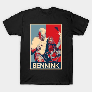 Han Bennink - Hope Poster - Greats of Jazz Music History T-Shirt